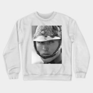 Portrait of a Peruvian palace guard Crewneck Sweatshirt